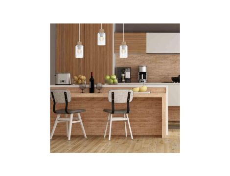 Kinkiet ścienny VOX czarny z reflektorkiem i szklanym białym kloszem, dwa włączniki 10148 TK Lighting