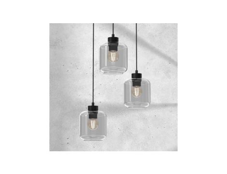 Lampa wisząca czarna nowoczesna CONO E27 klosz-stożek 10057 TK Lighting