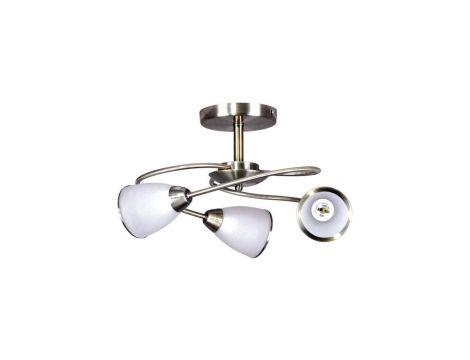 Lampa sufitowa stylowa na E14 do sypialni PLATO K-JSL-6059/3 AB Kaja Lighting
