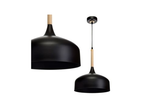 Lampa wisząca DELTA z bursztynowym szklanym kloszem, ma E14 K-5160 Kaja Lighting