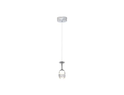 Lampa wisząca ARVI biała, druciana gruszka na E27, biało- złota K-4525 Kaja Lighting