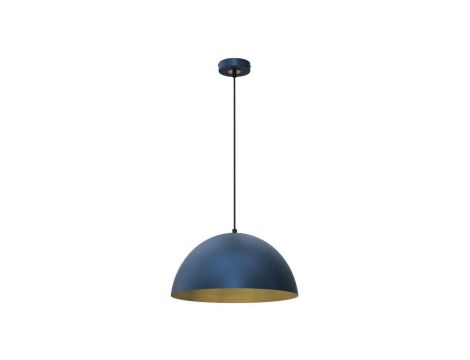 Lampa wisząca BETA NAVY BLUE/GOLD 1xE27 35cm MLP8288 Milagro