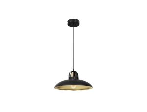 Lampa wisząca FELIX BLACK/GOLD 1xE27 MLP8906 Milagro
