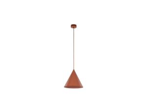 Lampa wisząca czerwona E27 stożek SHINE 6632 TK Lighting