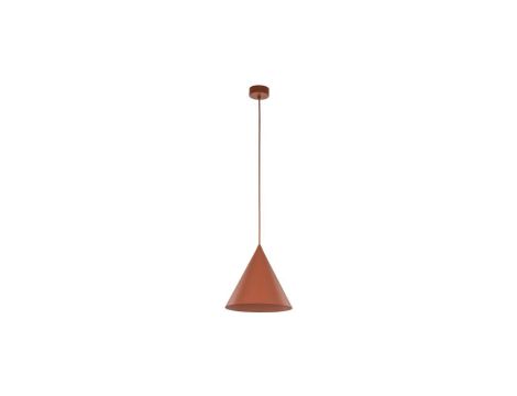 Lampa wisząca czerwona E27 stożek SHINE 6632 TK Lighting