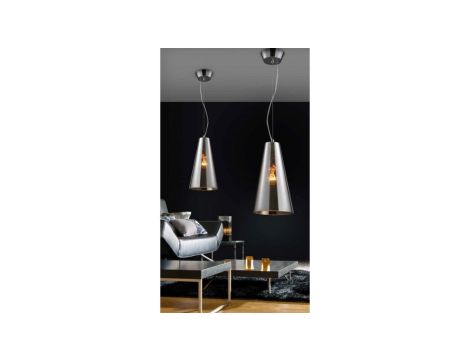 Lampa wisząca dekoracyjna do salonu czarna druciana z serii TIZI K-3407 CZARNY Kaja Lighting
