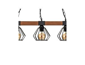 Lampa wisząca GAMMA, szklany grafitowy pojedynczy klosz Ø14 cm na E14 K-5165 Kaja Lighting