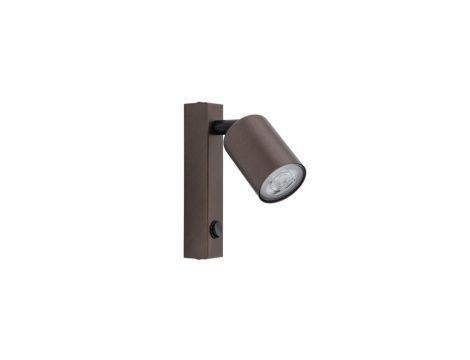Kinkiet lampa brązowa ścienna z włącznikiem TOP BROWN 4872 TK Lighting