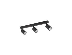 Lampa sufitowa czarna 3x reflektorki na listwie TOP BLACK 6176 TK Lighting