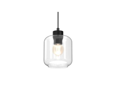 Lampa wisząca czarna z tkaninowym kloszem GLORII E27 10086 TK Lighting