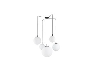 Lampa wisząca pająk z mlecznymi, szklanymi kloszami ESME 5xE27 4791 TK Lighting