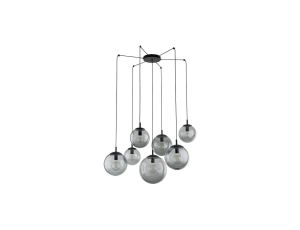Lampa wisząca typu pająk z 7 szklanymi kloszami ESME E27 5385 TK Lighting