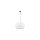 Lampa wisząca z białej tkaniny średnica 50cm CALISTO WHITE 3xE27 5363 TK Lighting