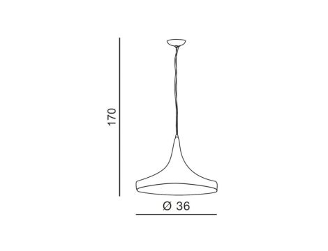 Lampa sufitowa SITYA WHITE, sześcioramienna z odsłoniętymi żarówkami E27, biała K-4393 Kaja Lighting