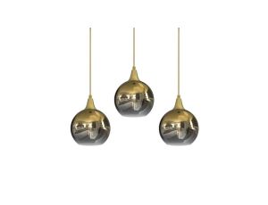 Lampa sufitowa na listwie z mlecznym, okrągłym kloszem i ruchomym spotem VOX 10000 TK Lighting