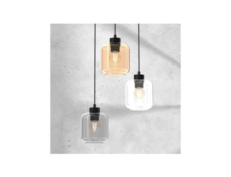 Lampa wisząca o średnicy 32cm CONO E27 beżowy klosz-stożek 10056 TK Lighting