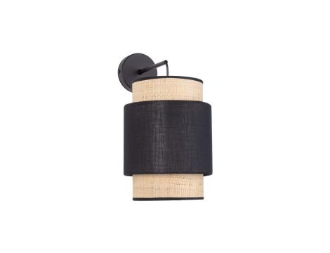 Kinkiet BOHO NEW 1 – punktowy Czarny / słomkowy 5651 TK Lighting