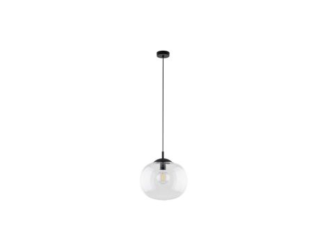 Lampa wisząca ze szklanym kloszem VIBE czarna 1xE27 4818 TK Lighting