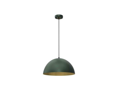 Lampa wisząca BETA GREEN/GOLD 1xE27 35cm MLP8286 Milagro