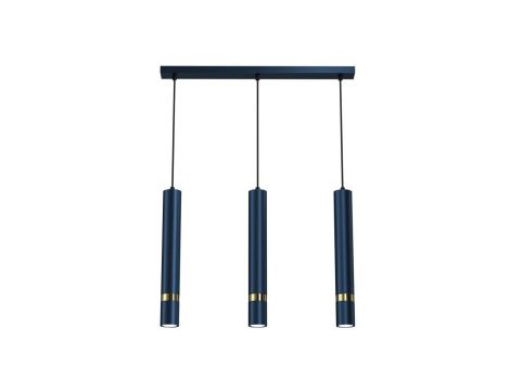 Lampa wisząca JOKER NAVY BLUE/GOLD 3xGU10 MLP7726 Milagro