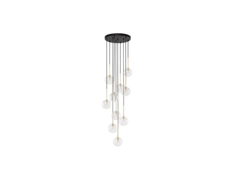 Lampa wisząca z transparentnymi, szklanymi kloszami NILOS 10xG9 5944 TK Lighting