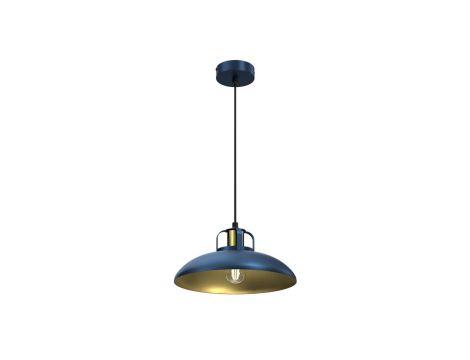 Lampa wisząca FELIX NAVY BLUE/GOLD 1xE27 MLP7714 Milagro