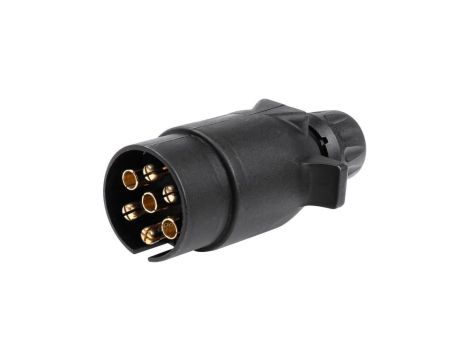 Wtyczka przyczepowa 7-pin 12/24V plastik na kabel