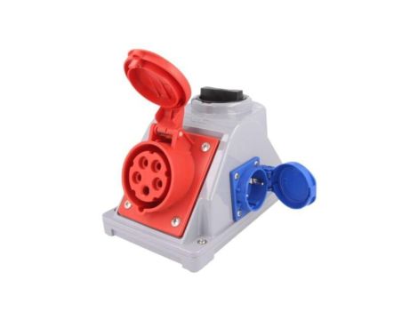 960615511 Złącze zasilające 3-fazowe AC, gniazdo żeńskie, 16A/400VAC