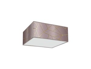 Lampa sufitowa ZIGGY PINK Gold/Pink 3xE27 MLP7589 Milagro