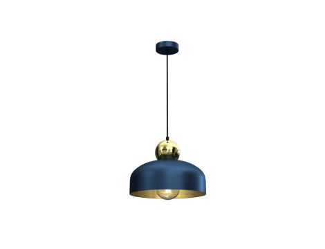 Lampa Wisząca HARALD GOLD/NAVY BLUE 1xE27 MLP7695 Milagro
