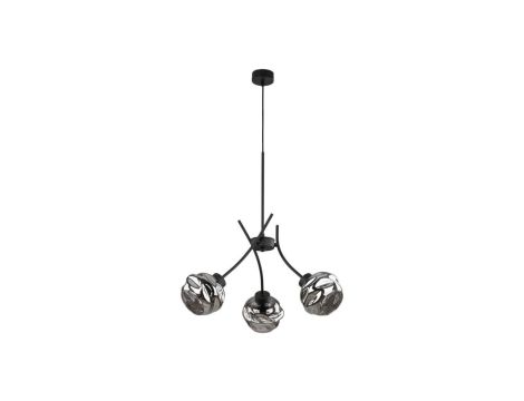 Lampa wisząca ZULIA 3 - punktowa Grafit lustrzany 5748 TK Lighting