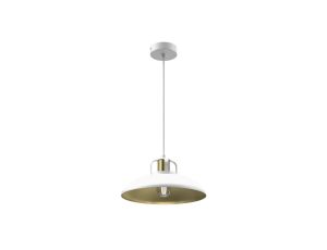 Lampa wisząca FELIX WHITE/GOLD 1xE27 MLP7704 Milagro