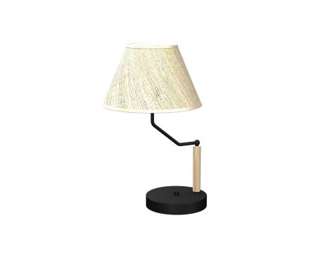 Lampka stołowa ETNA Black 1xE27 MLP7278 Milagro