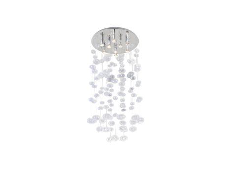 Lampa sufitowa ETELA, trzy czarno-szare klosze, gwint E27 do jadalni K-5172 Kaja Lighting