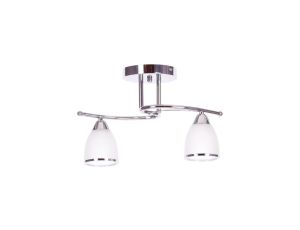 Lampa sufitowa w klasycznym stylu SAMIRA chromowana, szklane klosiki K-JSL-8090/2 CHR Kaja Lighting