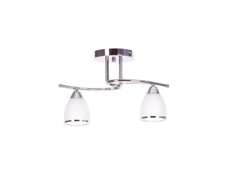 Lampa sufitowa w klasycznym stylu SAMIRA chromowana, szklane klosiki K-JSL-8090/2 CHR Kaja Lighting