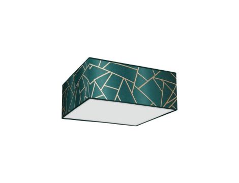 Lampa sufitowa ZIGGY GREEN Gold/Bottle green 3xE27 MLP7575 Milagro