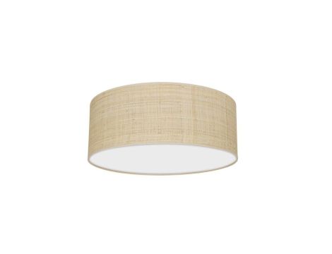 Lampa sufitowa MARSHALL WHITE / RATTAN 2xE27 MLP7487 Milagro