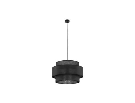 Lampa wisząca nowoczesna z czarnej tkaniny CALISTO 4999 1xE27 TK Lighting