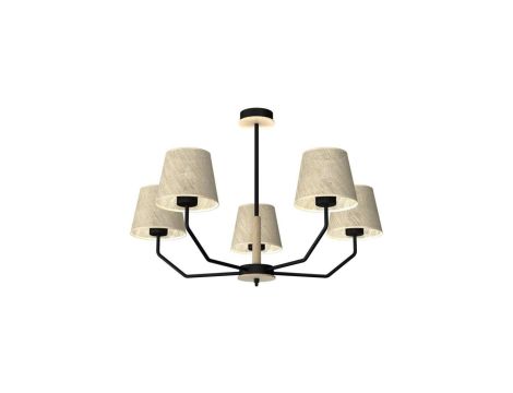 Lampa wisząca ETNA Black 5xE27 MLP7277 Milagro