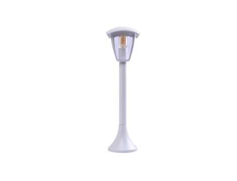 Lampa ogrodowa stojąca FOX WHITE1xE27 Duża EKO3520 Milagro