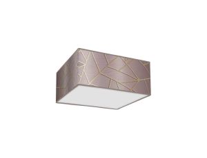 Lampa sufitowa ZIGGY PINK Gold/Pink 1xE27 MLP7588 Milagro