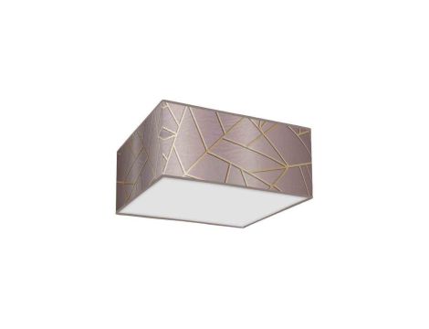 Lampa sufitowa ZIGGY PINK Gold/Pink 1xE27 MLP7588 Milagro