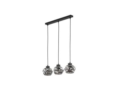Lampa wisząca ZULIA 3 - punktowa Grafit lustrzany 5725 TK Lighting