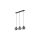 Lampa wisząca ZULIA 3 - punktowa Grafit lustrzany 5725 TK Lighting