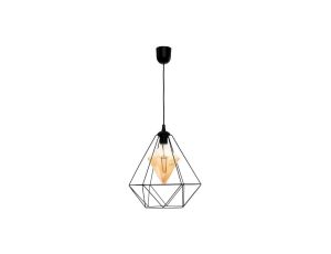 Lampa wisząca ALAMBRE BLACK 1xE27 4W żarówka w zestawie MLP4130 Milagro