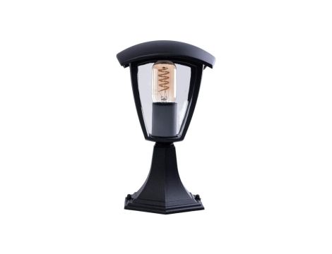 Lampa ogrodowa stojąca FOX BLACK 1xE27 Mała EKO3551 Milagro