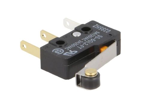 Mikroprzełącznik SNAP ACTION z dźwignią (z rolką) SPDT SS-5GL2-FT