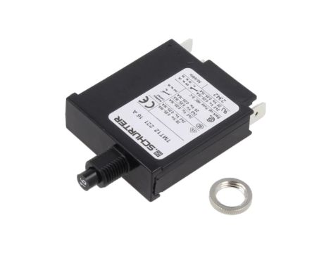 TMT12-221-16 Wyłącznik nadprądowy Iznam: 16A Uznam: 240VAC 28VDC SPST Bieguny: 1