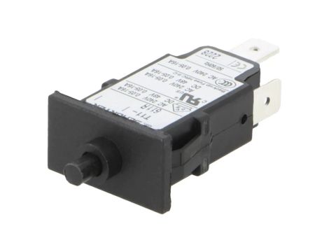 T11-611R-16A Wyłącznik nadprądowy Iznam: 16A Uznam: 240VAC 48VDC SPST Bieguny: 1